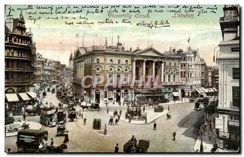 Cartes postales Great Britain London Londres Piccadilly Circus