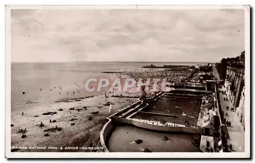 Cartes postales Great Britain Marina Bathing pool and sands Ramsgate