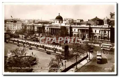 Cartes postales Great Britain Londres London National Gallery Trafalgar Square