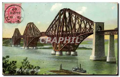 Ansichtskarte AK Great Britain The Forth bridge