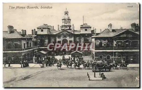 Ansichtskarte AK Great Britain Londres London The horse guards