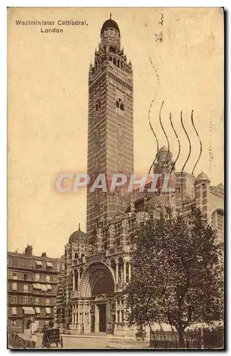 Ansichtskarte AK Great Britain London Londres Westminster cathedral