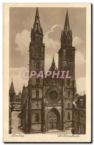 Cartes postales Nurnberg Lorrenskirche