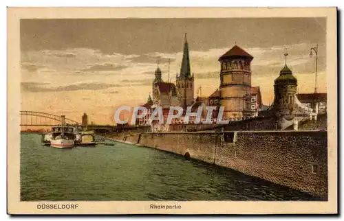 Cartes postales Dusseldorf Rheinpartie