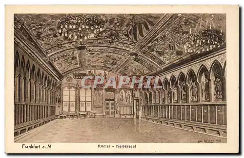 Cartes postales Frankfurt Romer Kaisersaal