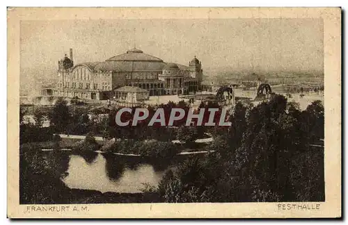 Cartes postales Frankfurt am main Festhalle