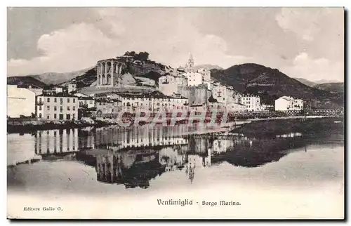 Cartes postales Italie Italia Ventimiglia Borgo Marina