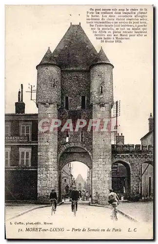 Cartes postales Moret sur Loing Porte de Samois ou de Paris