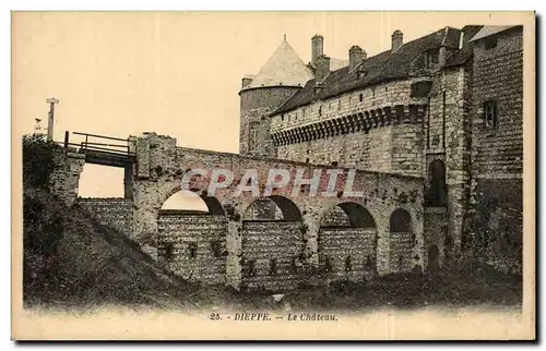 Cartes postales Dieppe Le chateau