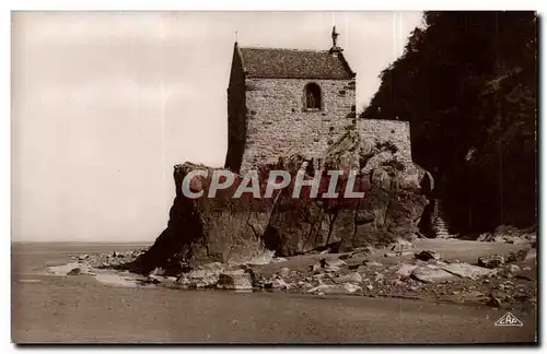 Cartes postales moderne Mont Saint Michel Chapelle St Aubert