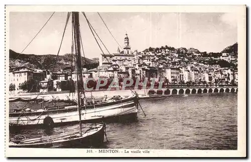 Cartes postales Menton La vieille ville