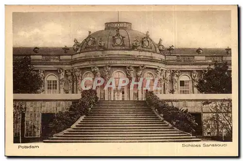 Ansichtskarte AK Postdam Schloss Sanssouci