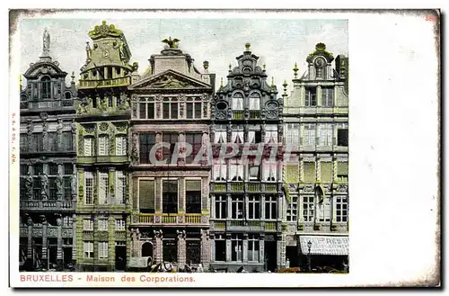 Cartes postales Bruxelles Maison des corporations