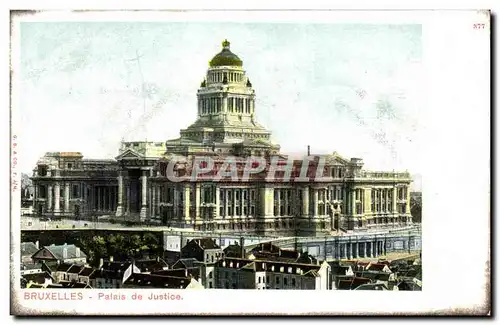 Cartes postales Bruxelles Palais de justice