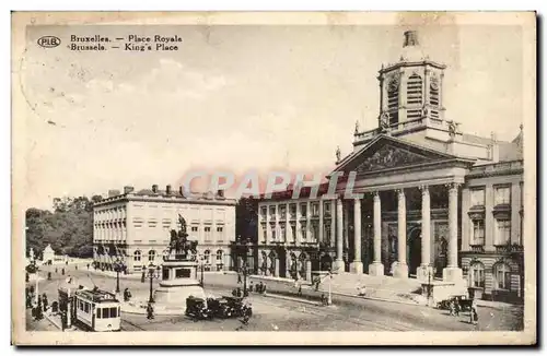 Cartes postales Bruxelles Place royale