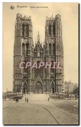 Cartes postales Bruxelles Eglise Sainte Gudule