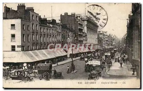 Cartes postales Great Britain Londres London Oxford street