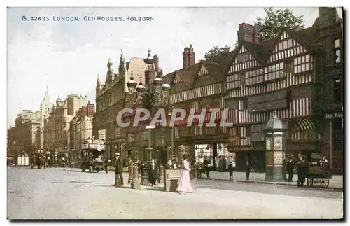 Cartes postales Great Britain London Londres Old houses Holborn