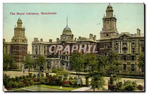 Cartes postales Great Britain Manchester The royal infirmary