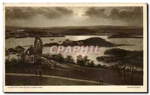 Ansichtskarte AK Great Britain Plymouth from Mount Edgecumbe