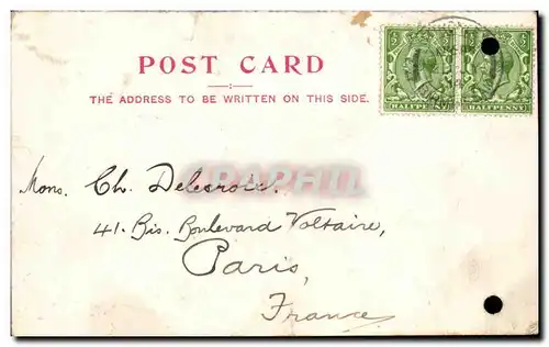 Postcard J & J Bent Freeman street Birmingham