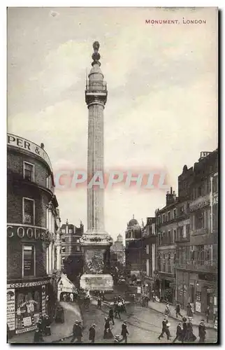 Cartes postales Great Britain Londres London Monument