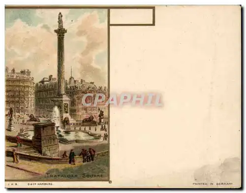 Cartes postales Great Britain Londres london Trafalgar Square