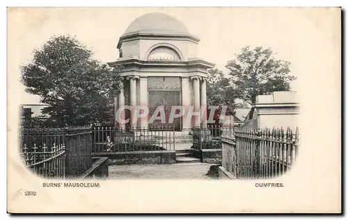 Ansichtskarte AK Scotland Dumfries Burn&#39s mausoleum