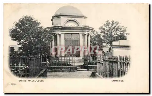 Cartes postales Scotland Dumfries Burn&#39s mausoleum