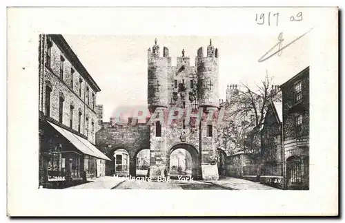 Cartes postales Great Britain Micklegate bar York