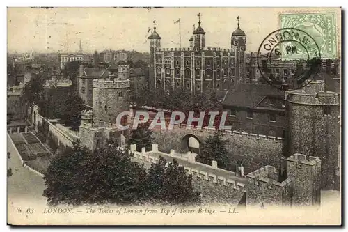 Cartes postales Great Britain London Londres The tower of London