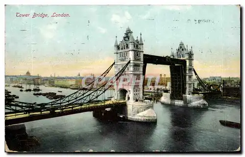 Ansichtskarte AK Great Britain London Londres Tower bridge