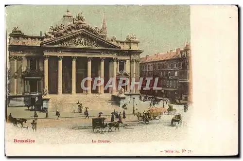 Cartes postales Bruxelles Le Bourse