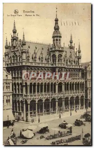 Cartes postales Bruxelles La grand place Maison du roi