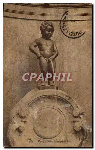 Cartes postales Bruxelles Manneken Pis