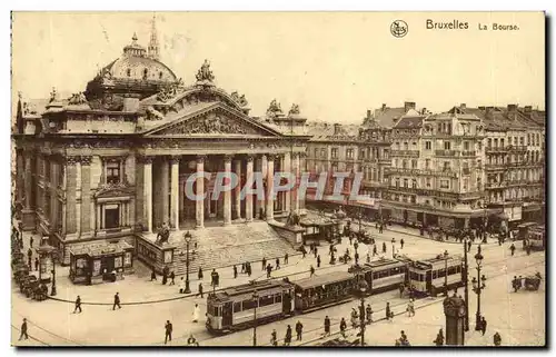 Cartes postales Bruxelles La Bourse