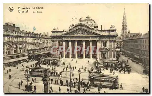 Cartes postales Bruxelles La Bourse