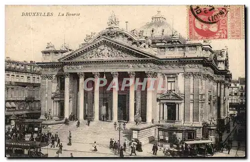 Cartes postales Bruxelles La Bourse