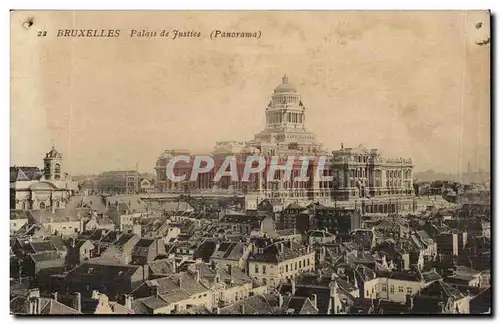 Cartes postales Bruxelles Palais de justice