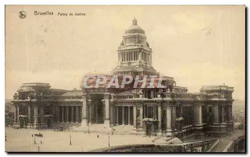 Cartes postales Bruxelles Palais de justice