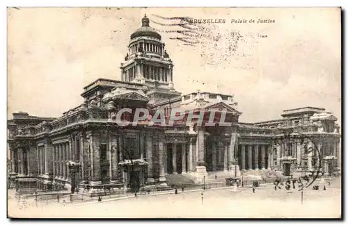 Cartes postales Bruxelles Palais de justice