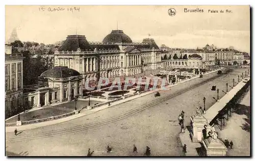 Cartes postales Bruxelles palais du roi
