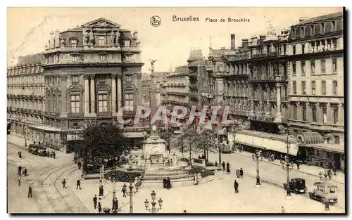 Cartes postales Bruxelles Place de Brouckere