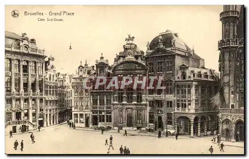 Cartes postales Bruxelles Grand place