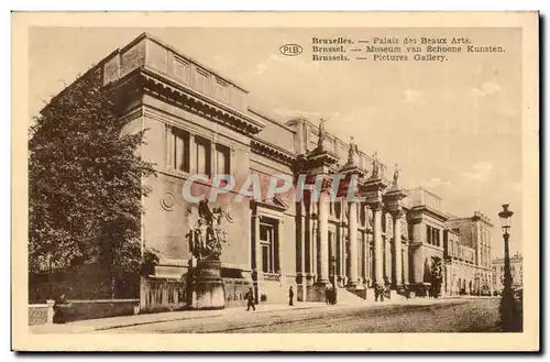 Cartes postales Bruxelles Palais des beaux arts