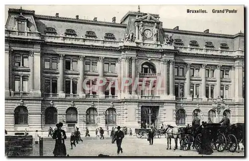 Cartes postales Bruxelles Grand poste