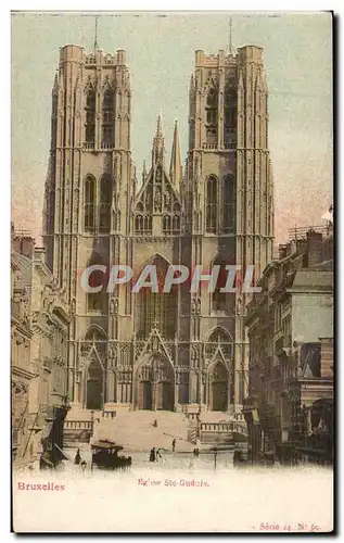 Cartes postales Bruxelles Eglise Sainte Gudule