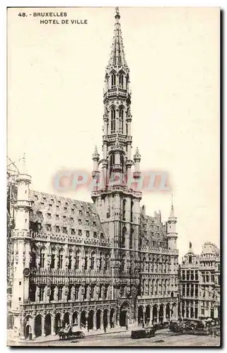 Belgie Belgique Bruxelles Cartes postales Hotel de ville