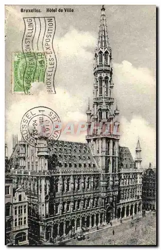 Belgie Belgique Bruxelles Cartes postales Hotel de ville