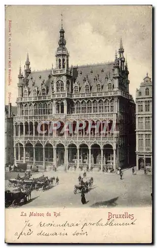 Belgie Belgique Bruxelles Ansichtskarte AK La maison du roi